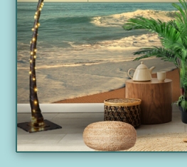 coastal bedroom decor palm tree floor lamps jute ottoman beach bedroom decor
