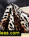 Leopard Print  Blanket    -  leopard print pillows egyptian bedding egyptian bedrooms