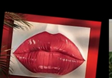 red lips Pop Art Lips Wall Sculpture  red lips wall art red lips wall decorations
