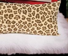 Cheetah Lumbar Pillow animal print decor wild animal print bedroom decor