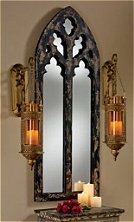 Gothic Cathedral Arch Mirror  Gothic Furniture