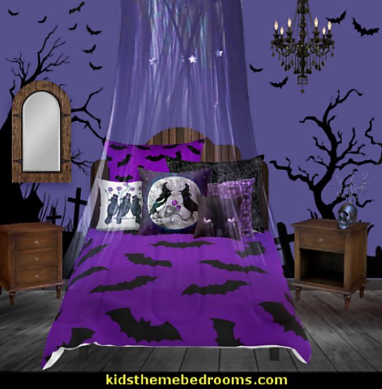 purple gothic bedroom decor - purple gothic bedroom decorating   gothic teen room - Teenage Gothic bedroom ideas  gothic room decor gothic furniture