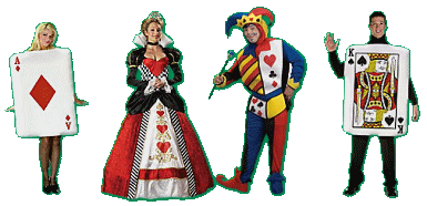 casino  costumes  playing cards costues queen of hearts costume joker costume  Ace costume king costumes