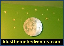 Uncle Milton Moon In My Room  moon wall decorations moon stars bedroom decor celestial bedroom deccor