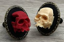 Gothic Skull Knobs skull decor gothic bedroom decor