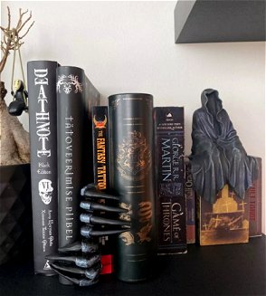 Gothic bookends spooky monster bookends horror book holder  Halloween bookends 
