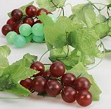 decorating with grapes - beautiful Plants can be used anywhere around the house. They are neat and beautiful yet cleaning and hassle free! Steel wires used partially to hold the shape, makes it easy to bend or shape to your satisfaction, tuscan theme decorating ideas