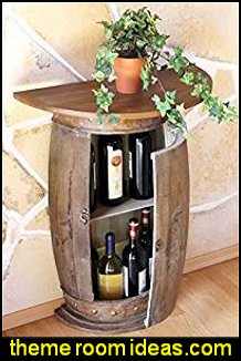  Wine barrel Sideboard Table  tuscan decor